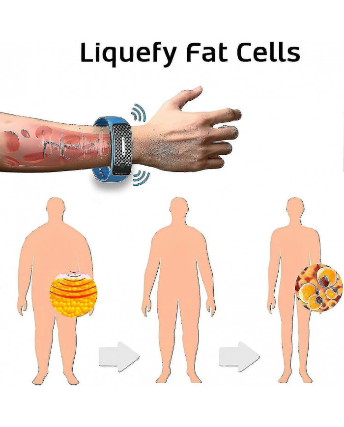 Bracelet de sculpture corporelle à ultrasons, bracelets magnétiques de drainage lymphatique pour tous les hommes [...]