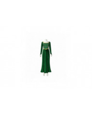 2024 Shrek Cosplay Costumes Princesse Fiona Impression Robe Femmes Sexy Col Carré Velours Robe À Manches Longues [...]