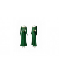 2024 Shrek Cosplay Costumes Princesse Fiona Impression Robe Femmes Sexy Col Carré Velours Robe À Manches Longues [...]