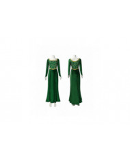 2024 Shrek Cosplay Costumes Princesse Fiona Impression Robe Femmes Sexy Col Carré Velours Robe À Manches Longues [...]