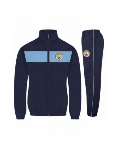 Manchester City Boys Tracksuit Jacket & Pants Set Kids CADEAU OFFICIEL de football