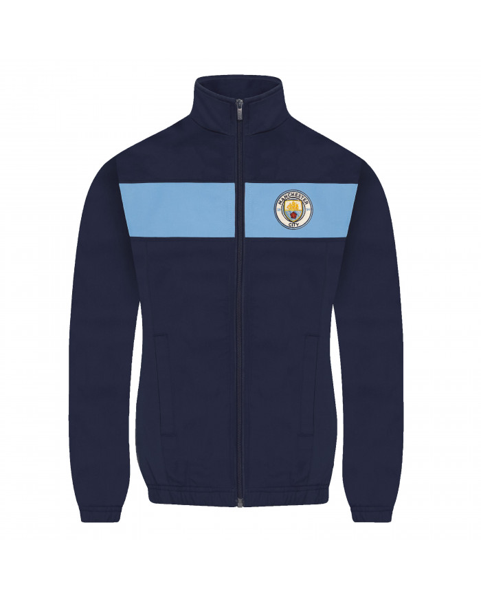 Manchester City Boys Tracksuit Jacket & Pants Set Kids CADEAU OFFICIEL de football