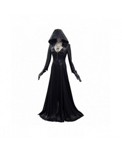 Evil Village Cosplay Costume Vampire Lady Robe Tenues Halloween Carnaval Costume