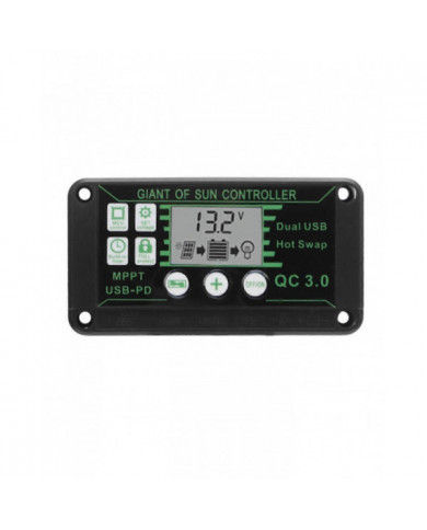 600W Solar Panel Kit with 100A Charge Controller Solar Charging for Outdoor RV Camping Boat Trailer System