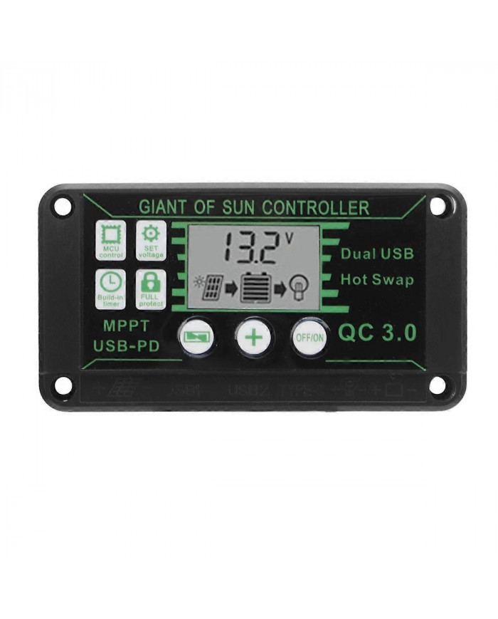 600W Solar Panel Kit with 100A Charge Controller Solar Charging for Outdoor RV Camping Boat Trailer System