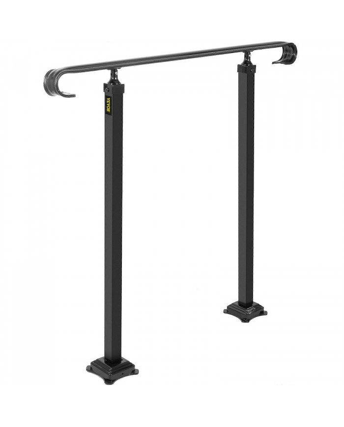 Rampe d’escalier en fer forgé Fit 1 ou 2 marchesRampe réglable