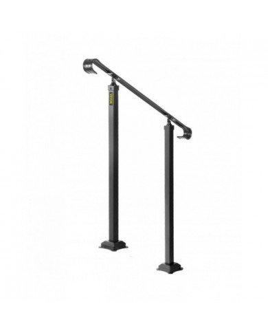 Rampe d’escalier en fer forgé Fit 1 ou 2 marchesRampe réglable