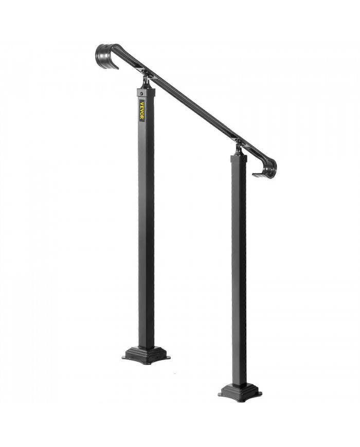 Rampe d’escalier en fer forgé Fit 1 ou 2 marchesRampe réglable