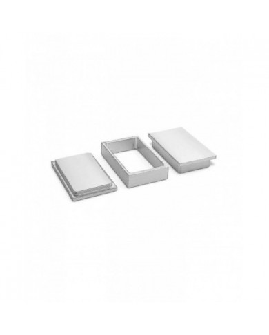 3x5in Pre Rosin Machine Pre-pressing Plaque de moule pré-pressant en aluminium pur