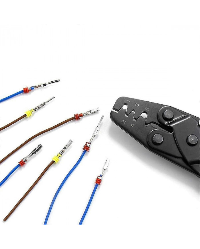 340Pcs 1 / 1.5 / 1.8 / 2.2 / 2.8 / 3.5mm Broches de borne Broche de faisceau de câbles Kit de connecteur [...]