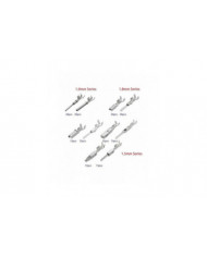 340Pcs 1 / 1.5 / 1.8 / 2.2 / 2.8 / 3.5mm Broches de borne Broche de faisceau de câbles Kit de connecteur [...]