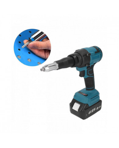 Pistolet à rivets électrique sans fil sans balais 2,4-4,8 mm pour la batterie Makita LXT 18V