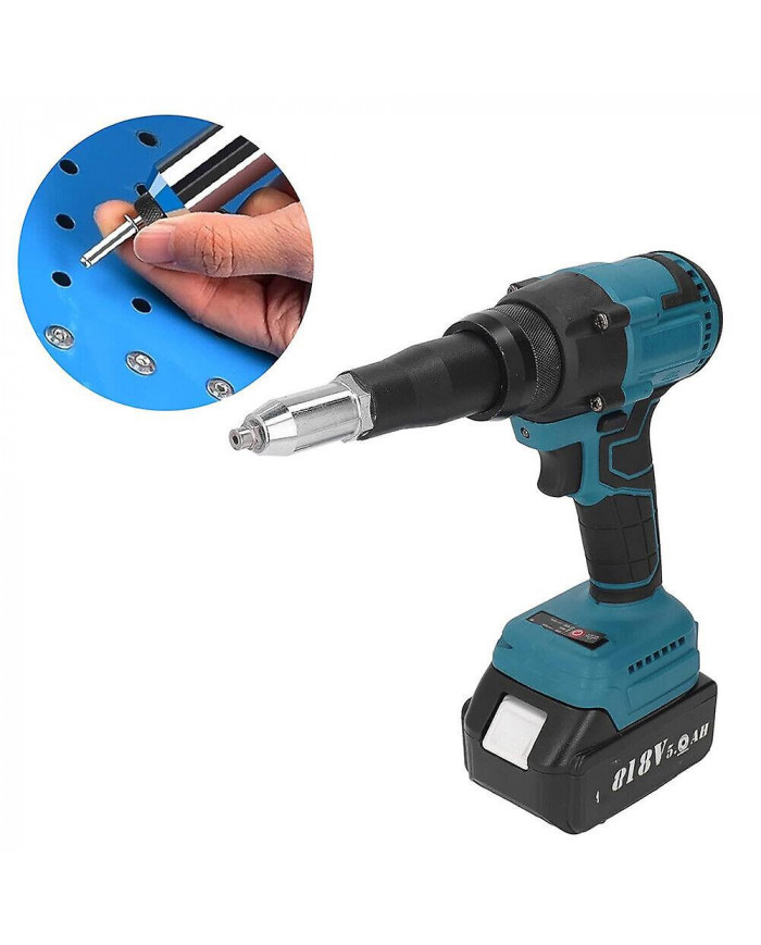 Pistolet à rivets électrique sans fil sans balais 2,4-4,8 mm pour la batterie Makita LXT 18V