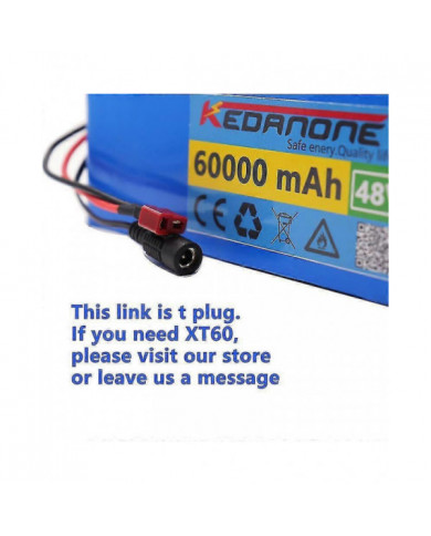 Batterie lithium-ion 48V 60Ah pour vélo électrique avec BMS et chargeur