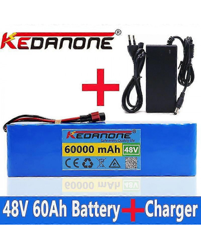 Batterie lithium-ion 48V 60Ah pour vélo électrique avec BMS et chargeur