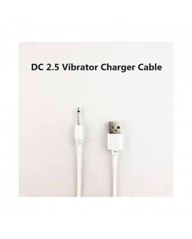 Usb Dc 2.5 Vibrateur Chargeur Cordon de câble pour Rechargeable Adult Toys Vibrateurs