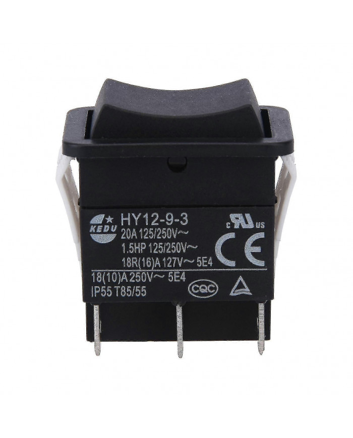 Hy12-9-3 Petit industriel On Off Safe Arc Single Pole Rocker Switch Bouton Poussoir