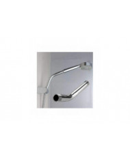 Pomme de douche en acier inoxydable - Extension Tuyau supplémentaire, montage mural