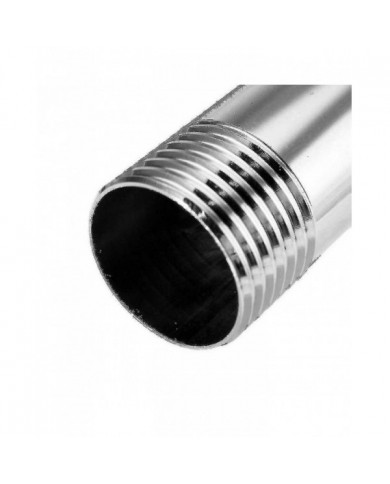 Pomme de douche en acier inoxydable - Extension Tuyau supplémentaire, montage mural