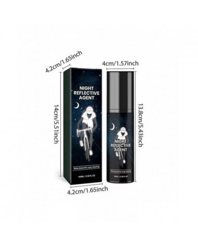 Vêtements réfléchissants de sécurité Spray réfléchissant 100ml Spray réfléchissant pour une meilleure visibilité-11