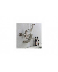 Robinet de cuisine à poignée unique monté au mur avec douche à main, avec pistolet de pulvérisation, évier de [...]