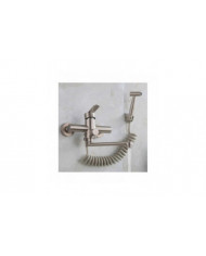 Robinet de cuisine à poignée unique monté au mur avec douche à main, avec pistolet de pulvérisation, évier de [...]