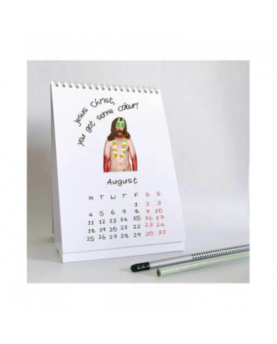 Christ Quelle année Calendrier 2025 Peinture inspirante Le deuxième calendrier 2025 Christ Calendrier mural Accrochage