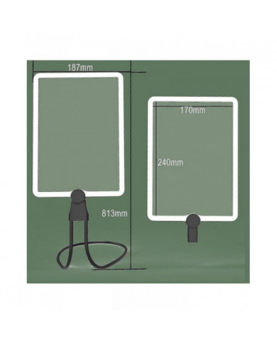 Loupe mains libres rechargeable avec lumière et support 5x loupe cou porter une loupe pour les personnes âgées [...]