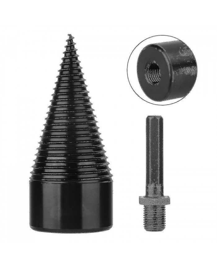 Industriel Bois Foret Foret Bois Cône Hex Shank Bois Log Splitter Vis Fendage 32mm A