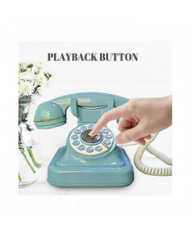 Audio Livre d’Or Téléphone Rétro Style Rotatif Antique Audio Livre d’Or Téléphone Message Voix Enregistreur [...]