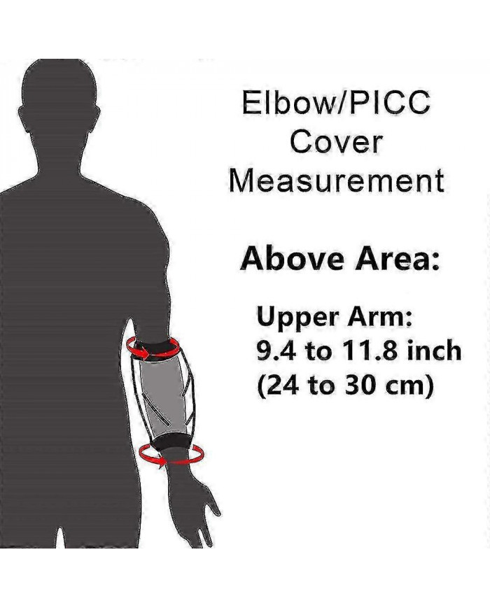 Housse de douche Picc Line imperméable Iv Picc Line Protecteur de douche pour traitement de chimiothérapie, 100% [...]