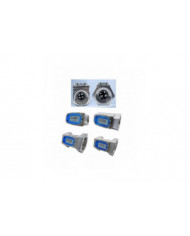 Débitmètre 1/2 / 2.5 / 3in Capteur de débit liquide Compteur électronique à turbine - Débitmètre