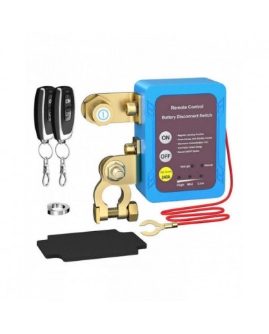 Interrupteur de déconnexion de batterie à distance 12V 240A, interrupteur de mise hors tension automatique Voiture [...]