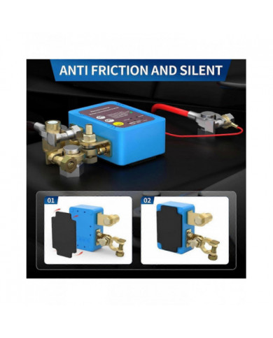 Interrupteur de déconnexion de batterie à distance 12V 240A, interrupteur de mise hors tension automatique Voiture [...]