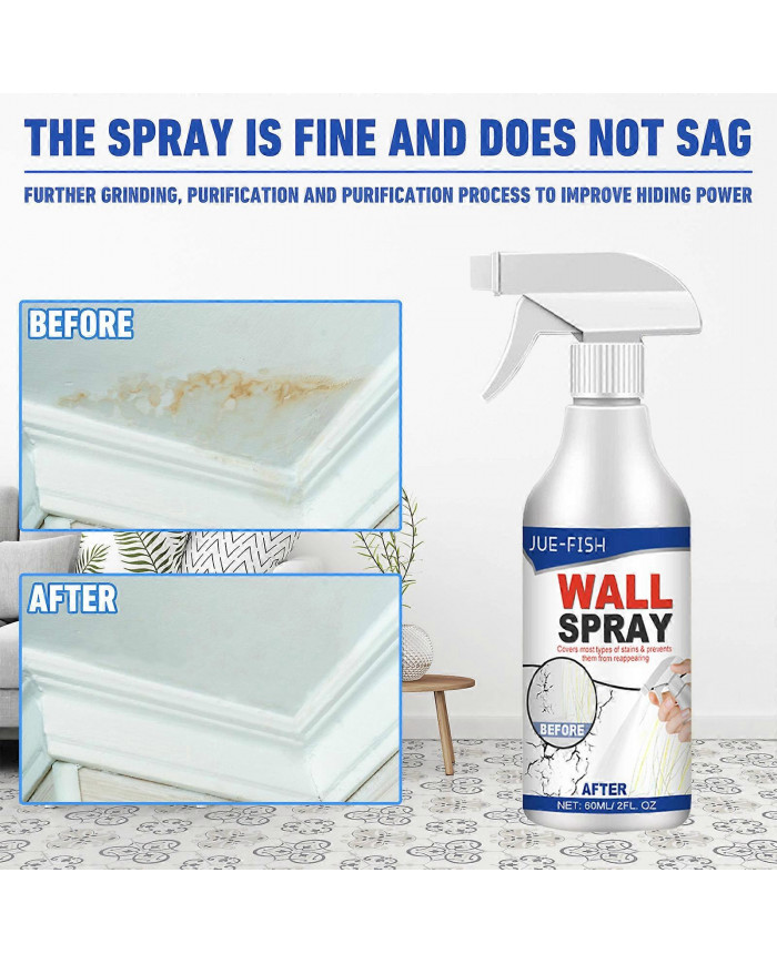 Peinture de réparation murale, peinture murale en aérosol, spray de réparation murale, peinture à base d’eau, peau [...]