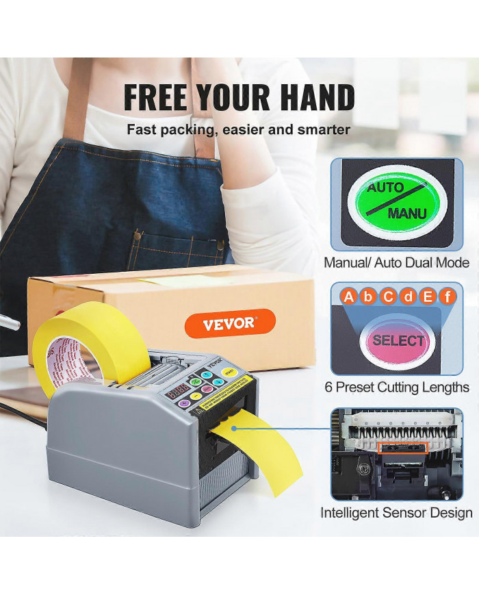 Zcut-9 Dévidoir Automatique De Ruban Adhésif Électrique Coupe-Ruban Machine D’emballage Machine De Découpe De [...]