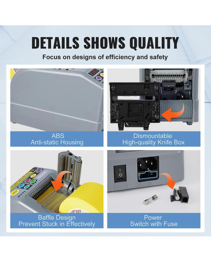 Zcut-9 Dévidoir Automatique De Ruban Adhésif Électrique Coupe-Ruban Machine D’emballage Machine De Découpe De [...]