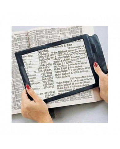 A4 Grande Feuille Loupe Lentille - Grossissement 10x pour la lecture de livres