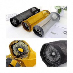 9pcs Hanging Plastic Bag Organizer, Plastic Bag Holder Foldable Mesh Hanging Storage Bag Dispenser