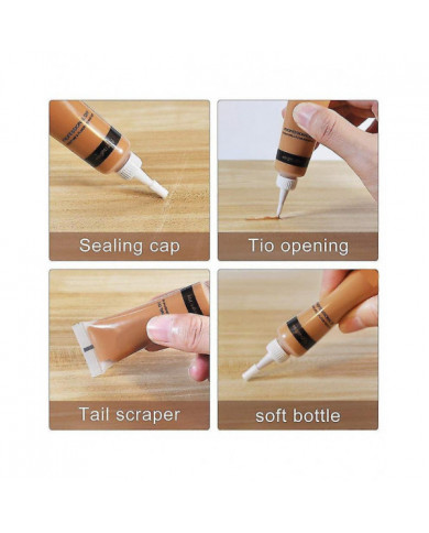 12PCS Kit De Réparation De Bois De Bouche-Pores Restaurer Meubles En Bois Retouche Outil Ensemble Marqueur Stylo [...]