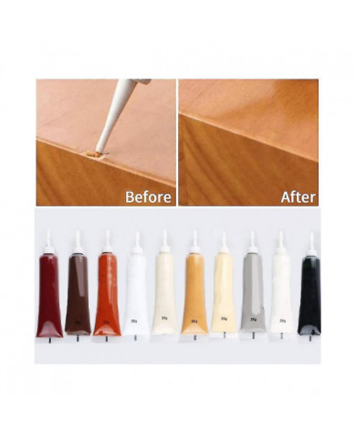 12PCS Kit De Réparation De Bois De Bouche-Pores Restaurer Meubles En Bois Retouche Outil Ensemble Marqueur Stylo [...]