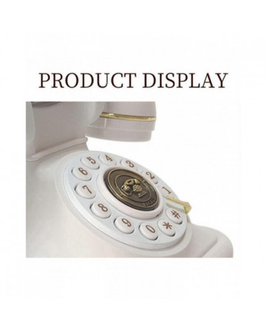 Audio Livre d’Or Téléphone Rétro Style Rotatif Antique Audio Livre d’Or Téléphone Message Message Voix [...]