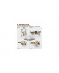 Serrurier Formation Lock Set 30pcs Serrure transparente pour Lockpick Practice Pour débutant