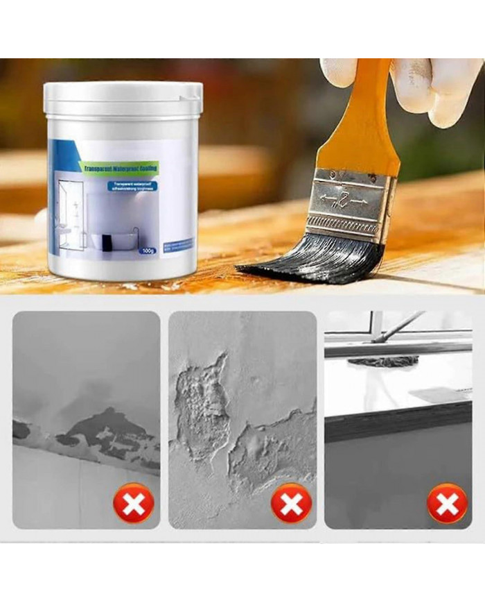 Agent imperméable invisible, agent anti-fuite imperméable à l’eau, mastic d’isolation revêtement adhésif [...]