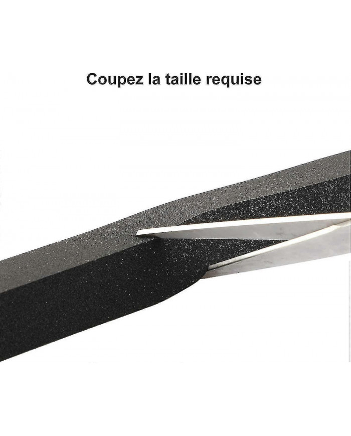 Bande de joint en mousse 2 rouleaux 25mm (l) X20mm (h) X4m (l) Joint résistant aux intempéries Anticollision Furnitu