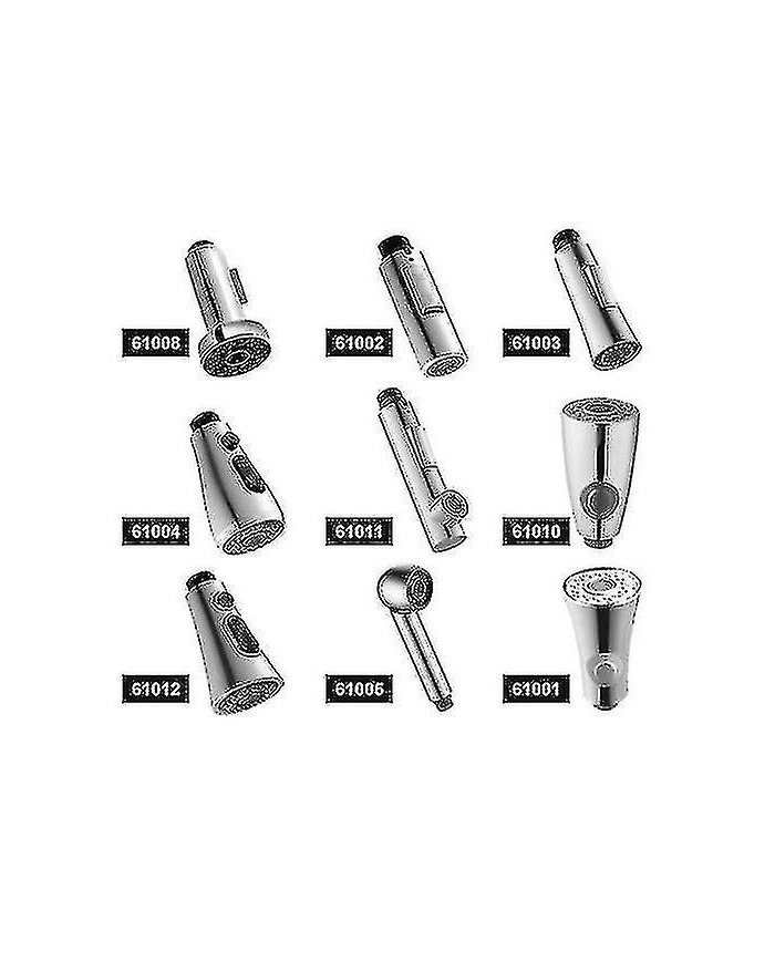 Remplacement de rechange Cuisine Mixer Robinet Robinet Pull Out Spray Pomme de douche Réglage