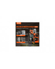 Perceuse magnétique 1450W 12500N Perceuse à colonne magnétique portable 850 tr / min, équipée de 11 forets de [...]