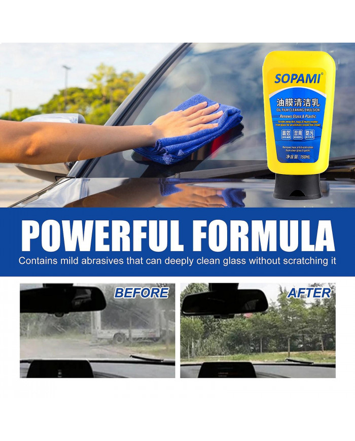 Multifunktionsrens Sopami Spray De Revêtement De Voiture, Sopami Film D’huile Émulsion Nettoyant Pour Vitres [...]