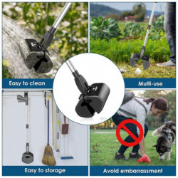 Caca pour grand moyen petit 32 pouces Extra Long chien caca poignée incassable Pooper Scoopers