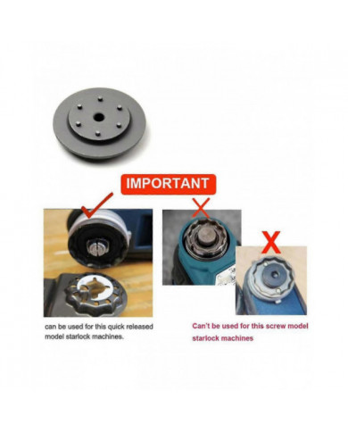 Adaptateur d’outil oscillant électrique, convertissez les lames d’outil oscillantes Starlock en adaptateur de lame [...]